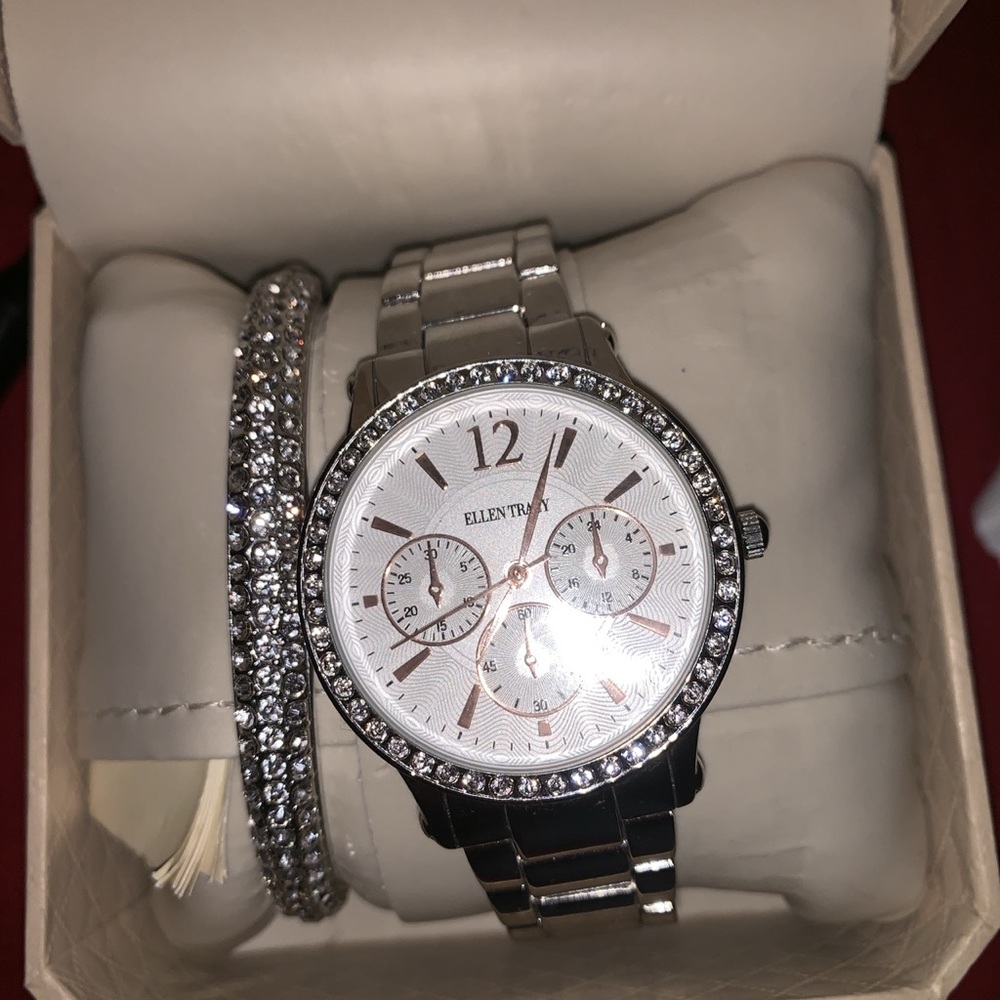 Watch i brought from Bloomingdale’s sliver Diamond